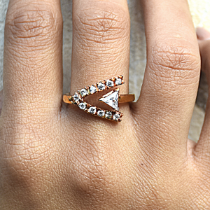 Best Love Triangle Ring 92.5 Hallmark Silver India 2021