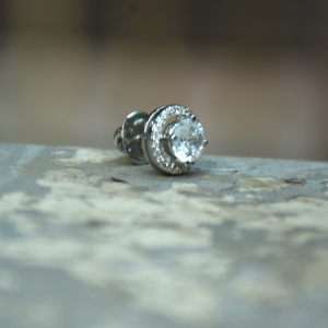 Best Customized Solitaire Earrings 92.5 Hallmark Silver India 2021