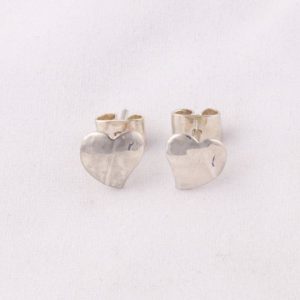Best Customized Heart Earrings 92.5 Hallmark Silver India 2021
