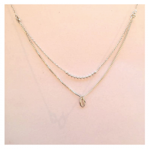 Cute Shell Charm Choker 92.5 Hallmark Silver India 2021