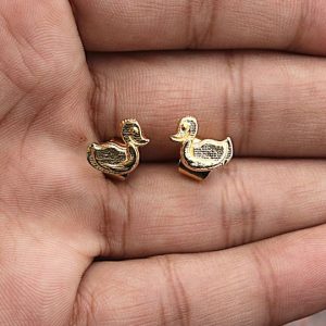 Best Duck Ear Studs 92.5 Hallmark Silver India 2021