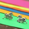 Best Horse Ear Studs 92.5 Hallmark Silver India 2021