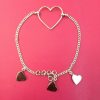 Best Customized Heart Bracelet 92.5 Hallmark Silver India 2021