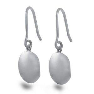 Best Frosted Circle Earrings 92.5 Silver India 2021