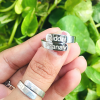 Couple Name Ring Customised Silver Jewellery India 2023