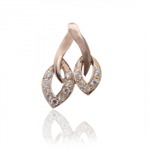 Best Leaf Pendant 92.5 Hallmark Silver Rose Gold Platted, India 2021