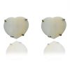 Best Heart MOP Earrings 92.5 Hallmark Silver India 2021