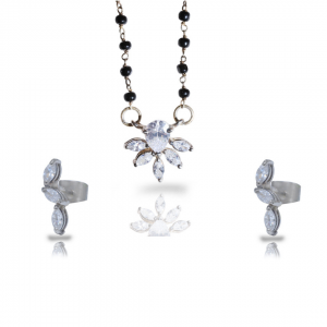 Best Pear Shaped Mangalsutra Set 92.5 Silver India 2021