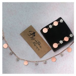 Best Customized Necklace Set 92.5 Hallmark Silver India 2021