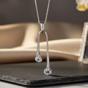 Best Revolving Diamond Pendant 92.5 Hallmarked Silver India 2021