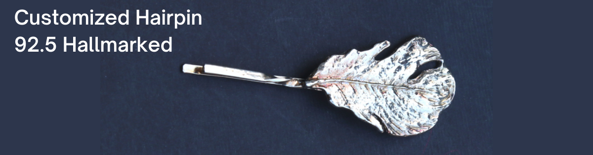 Customized Hairpin 92.5 Hallmarked India 2021