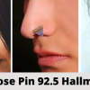 Customized Nose Pin 92.5 Hallmarked India 2021