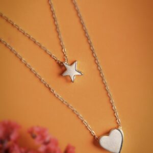 Start and Heart Necklace