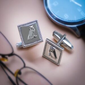 Wise Owl Square Cufflinks
