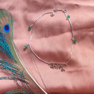 Hindi Customised Name Anklet