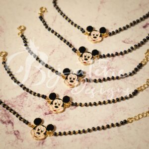 Mickey Mouse Nazariya for Kids Customised Silver Jewellery India 2023