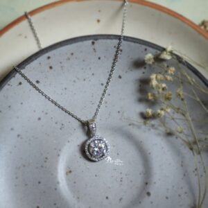 The Encrusted Solitaire Pendant