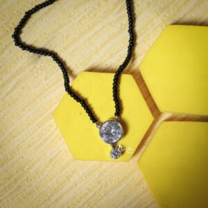 Midnight Spark Solitaire Mangalsutra