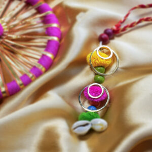Sahvas Loomba cum Earrings Rakhi
