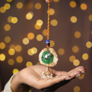 Shooting Star Loomba cum Pendant Rakhi