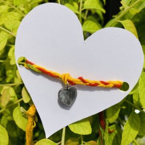Heart Talisman Rakhi cum Pendant / Charm