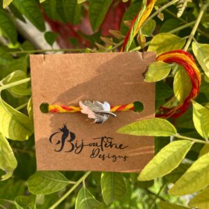 Leaf Rakhi cum Pendant