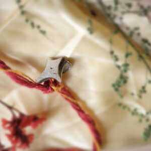 Natural Sea Shell Indian Map Rakhi cum Pendant