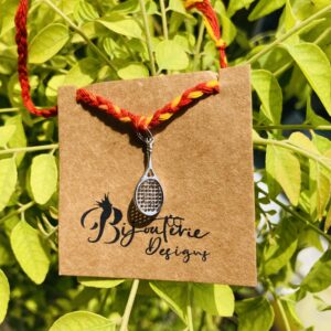 Badminton Unisex Rakhi cum Pendant / Charm