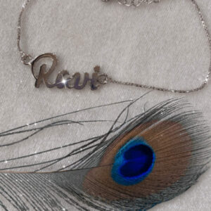 Customised Name Rakhi Cum Bracelet