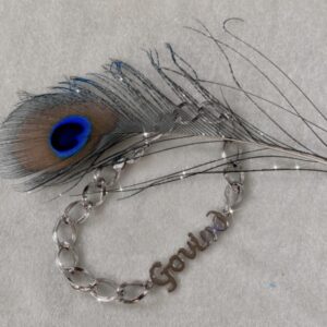 Customised Name Rakhi cum Bracelet