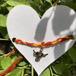 Tauras Zodiac Sign - The Bull Rakhi cum Pendant