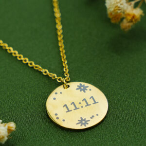 Aethel 11:11 Manifestation Coin Necklace