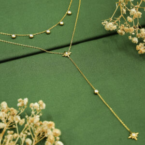 Lumière Layered Drop Necklace