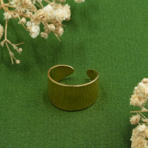Astra Hammered Wide-Band Adjustable Ring